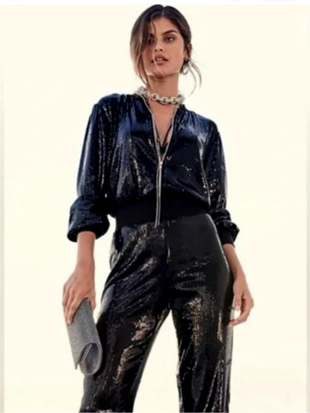 Black Sequin jumpsuit - Venus